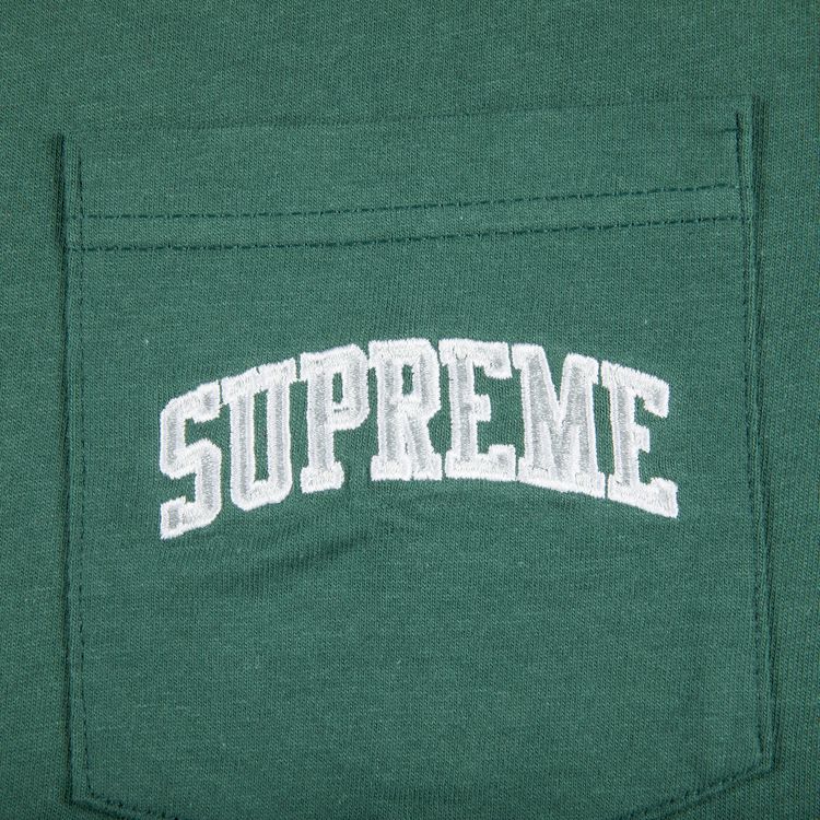 Supreme x NFL Raiders 47 Pocket T Shirt Green