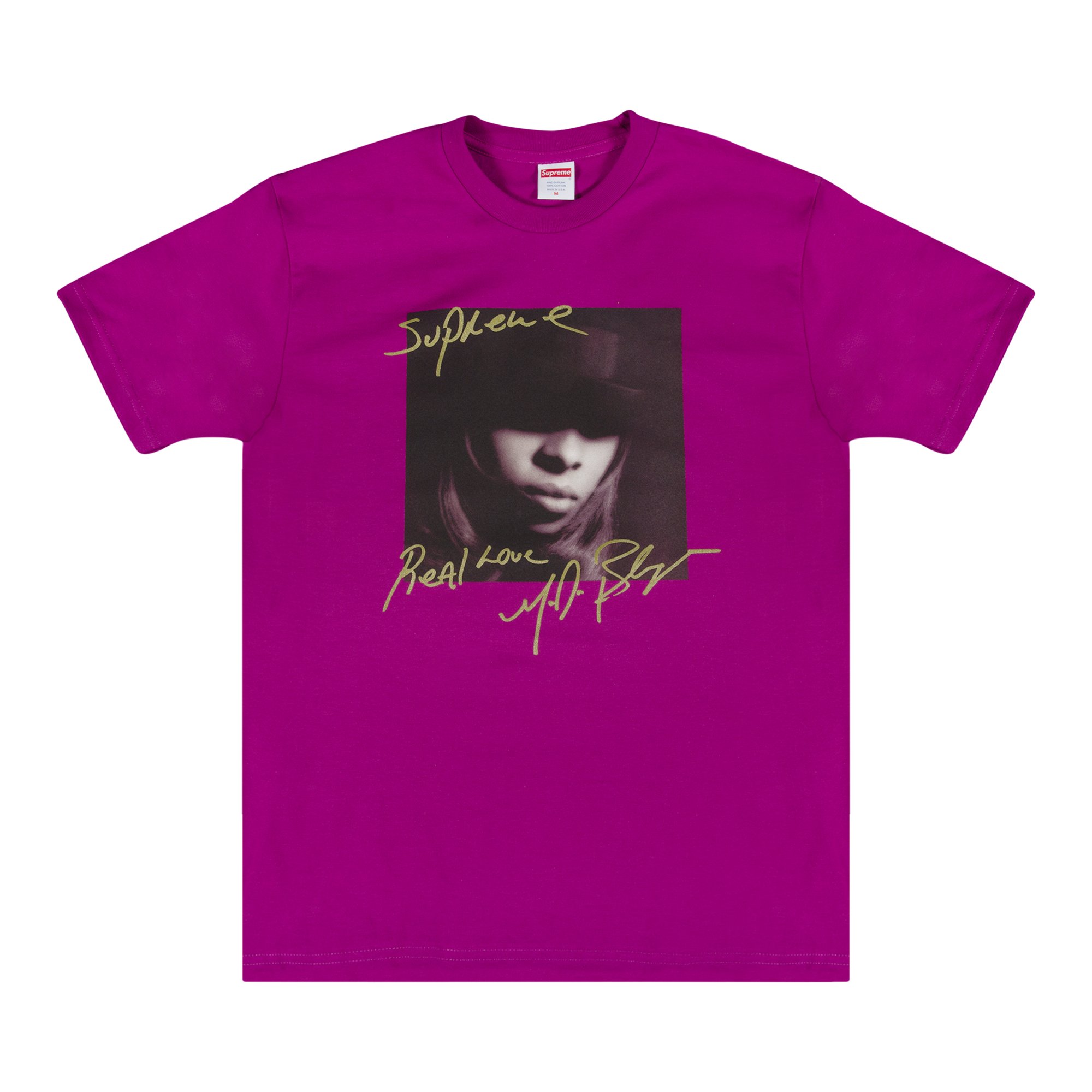 Buy Supreme Mary J. Blige T-Shirt 'Magenta' - FW19T23 MAGENTA | GOAT