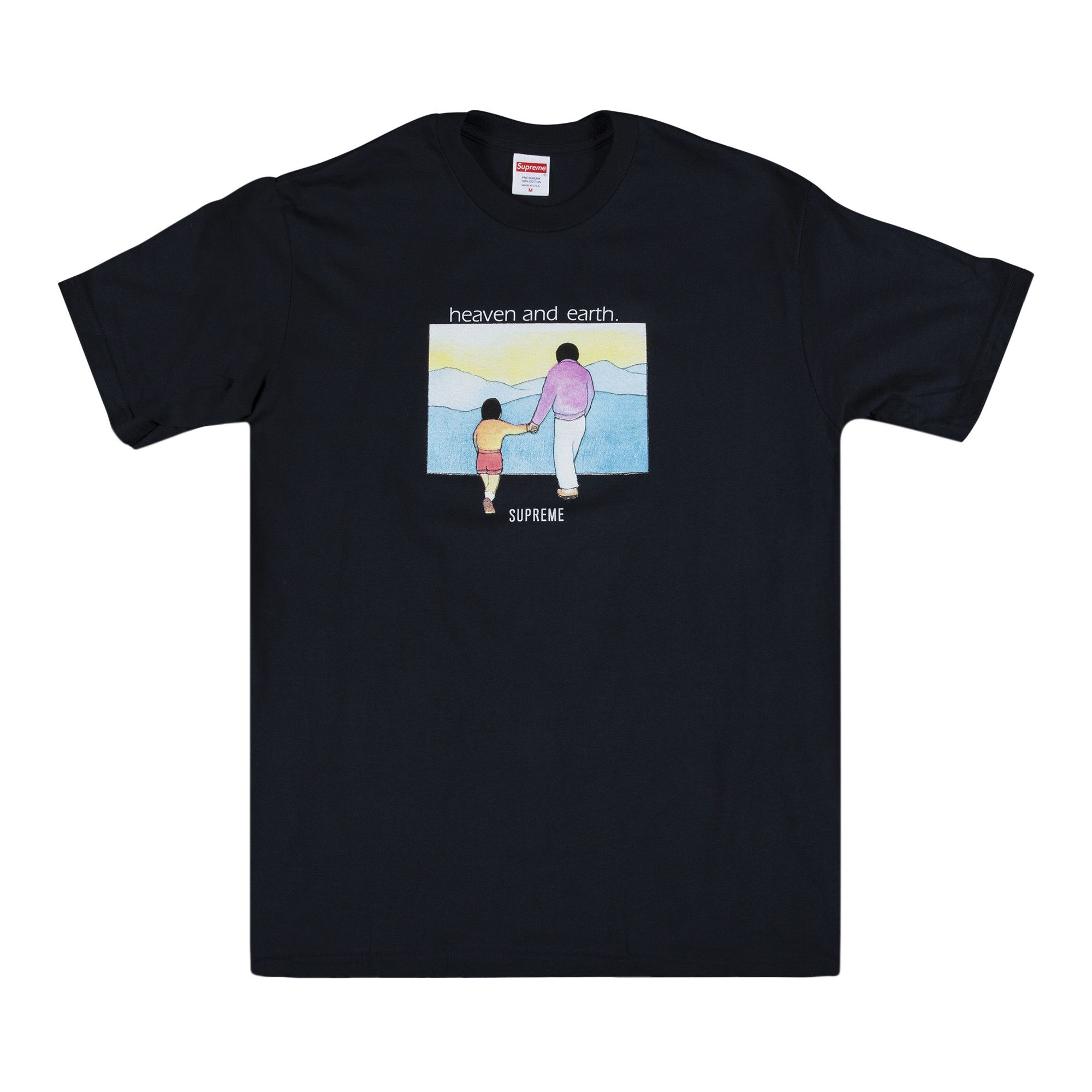 Buy Supreme Heaven And Earth T-Shirt 'Navy' - FW19T9 NAVY | GOAT
