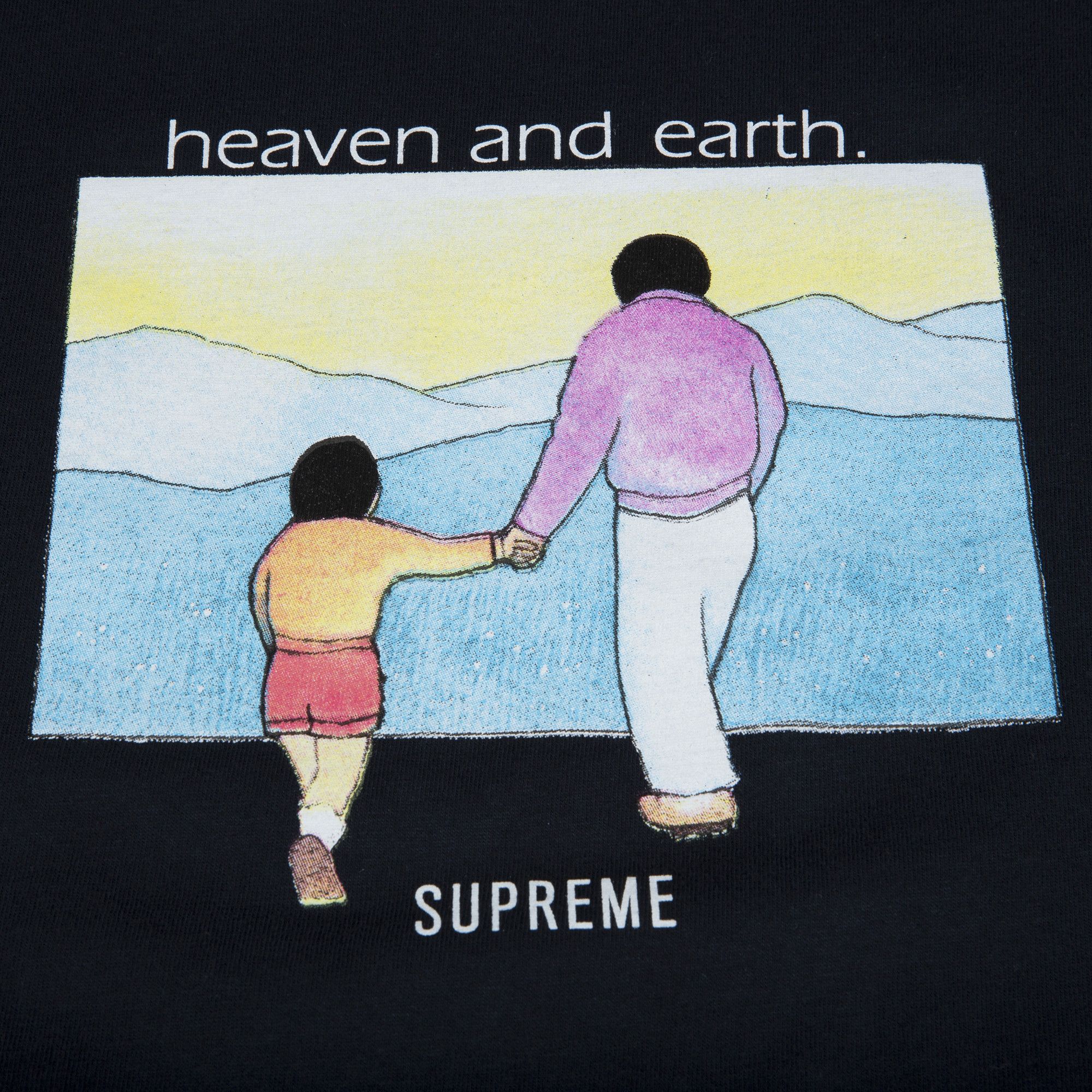 Buy Supreme Heaven And Earth T-Shirt 'Navy' - FW19T9 NAVY | GOAT