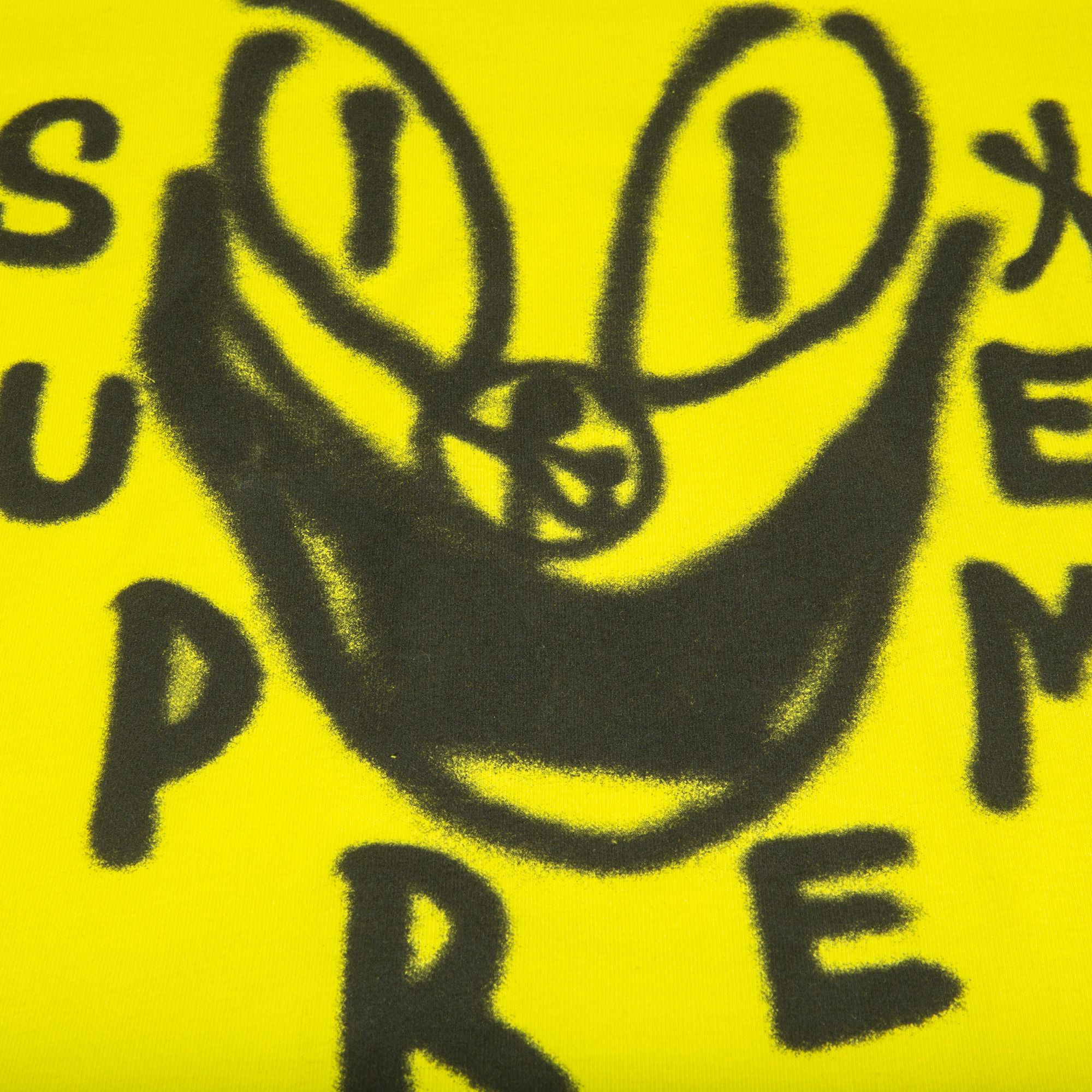 Size m Supreme Smile T Shirt Yellow