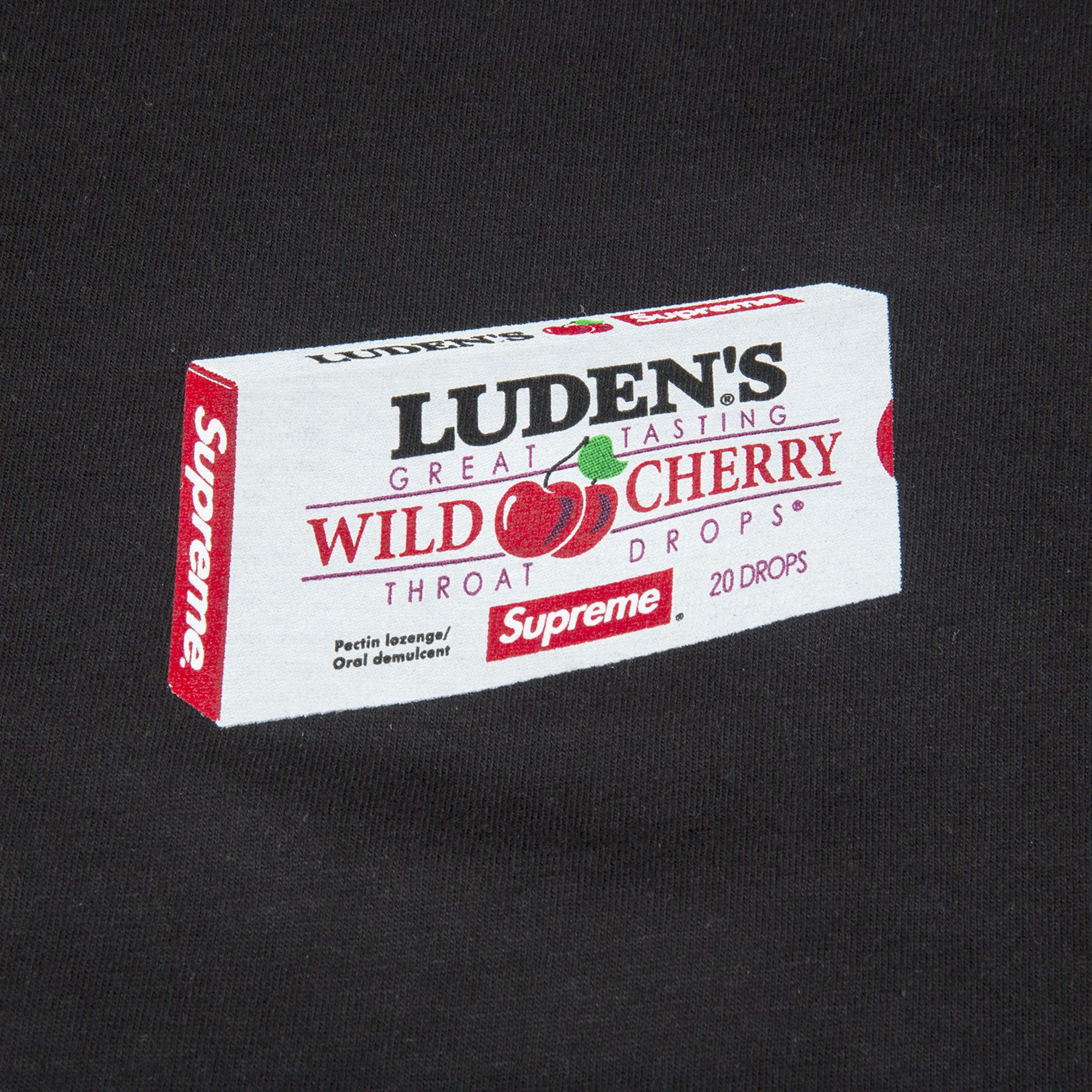 Buy Supreme Luden's T-Shirt 'Black' - FW18T44 BLACK | GOAT
