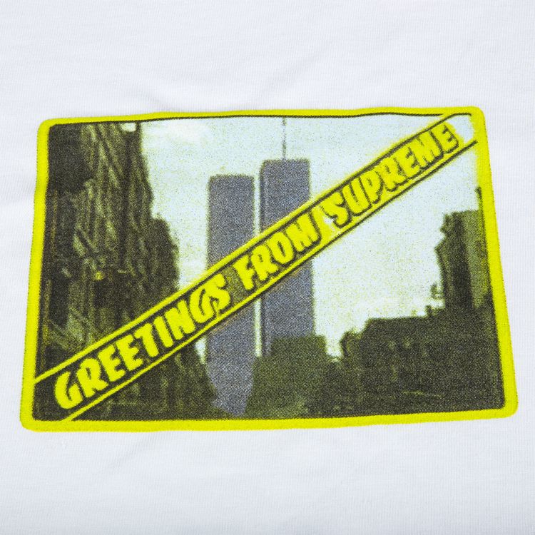Supreme Greetings From NY T Shirt White