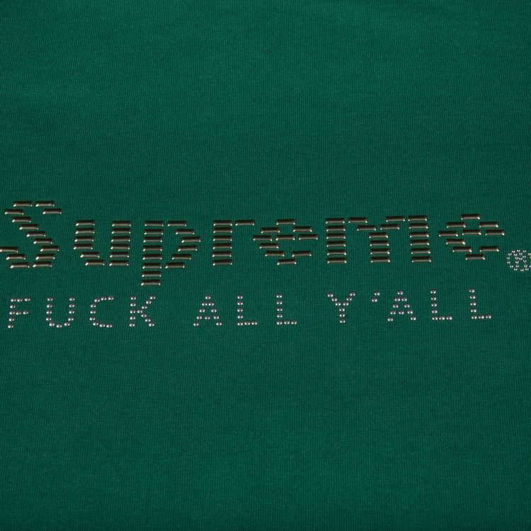 Supreme Gold Bars T Shirt Green