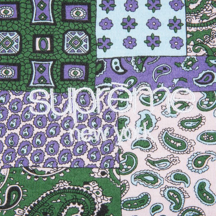 Buy Supreme Patchwork Paisley Short-Sleeve Top 