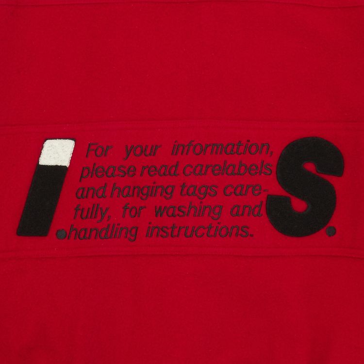 Vintage Issey Miyake Care Label Bomber Jacket In Red