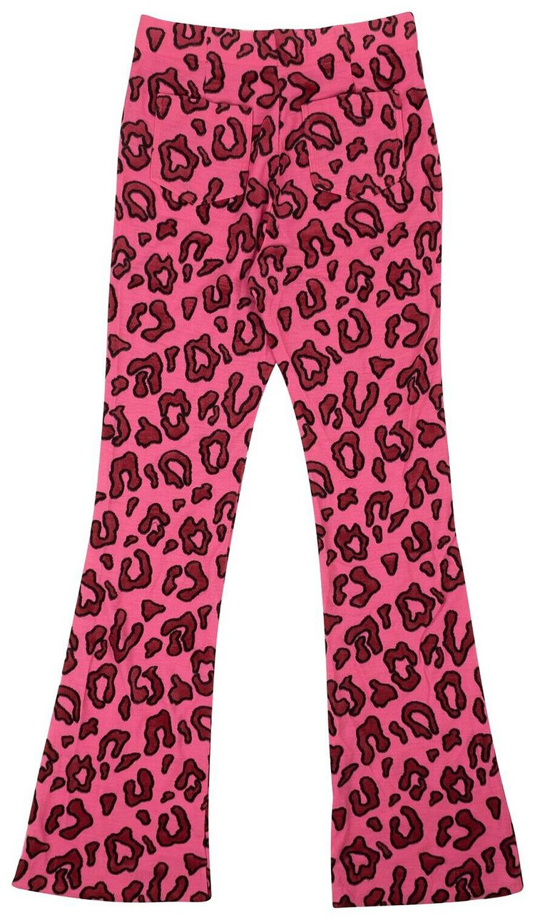 Ambush Leopard Jersey Pants Pink
