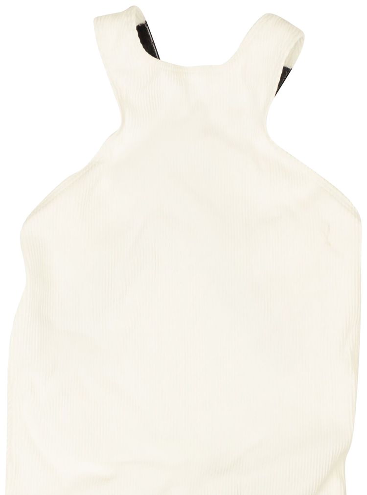 Off White Logo Swimsuit White