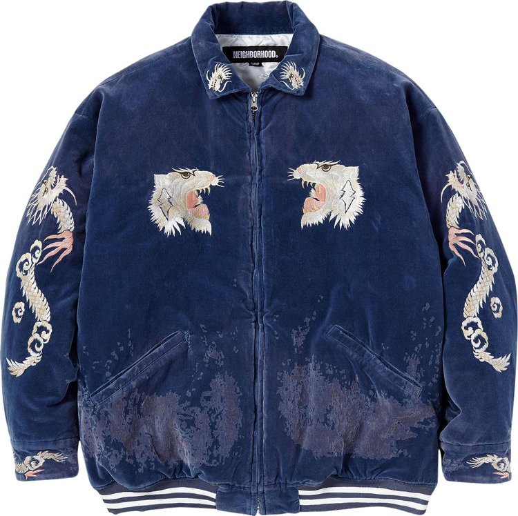 Neighborhood Savage Souvenir Jacket Blue