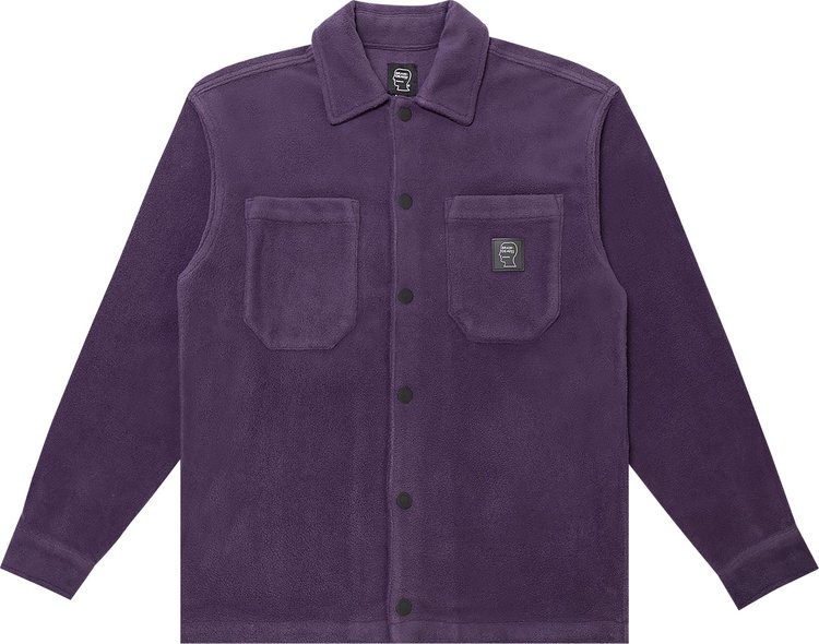 Brain Dead Polar Fleece Shirt 'Purple'