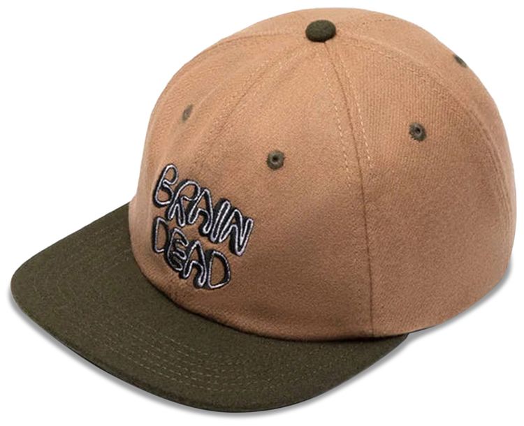 Brain Dead 6 Panel Cap Nutmeg