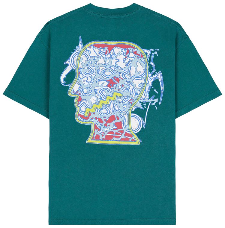 Brain Dead Psychosis T Shirt Forest Green
