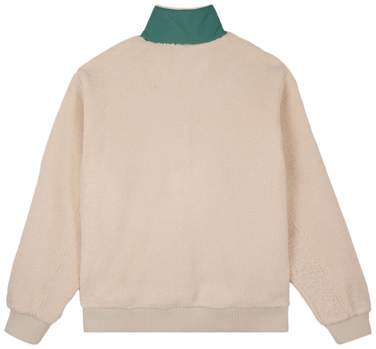 Brain Dead Yin Yang Half Zip Jacket Cream