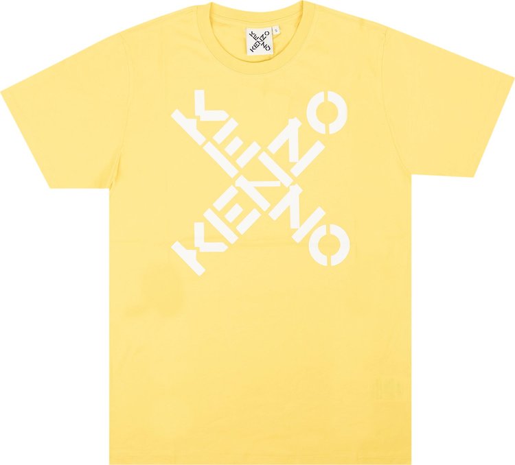 Kenzo Big X Short-Sleeve T-Shirt 'Yellow'