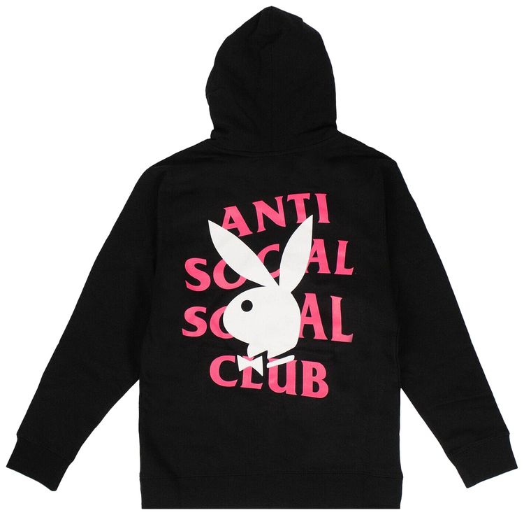 Anti Social Social Club x Playboy Remix Hoodie Black