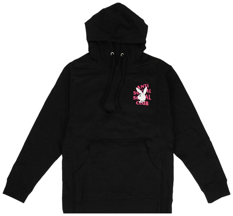 Anti Social Social Club x Playboy Remix Hoodie Black