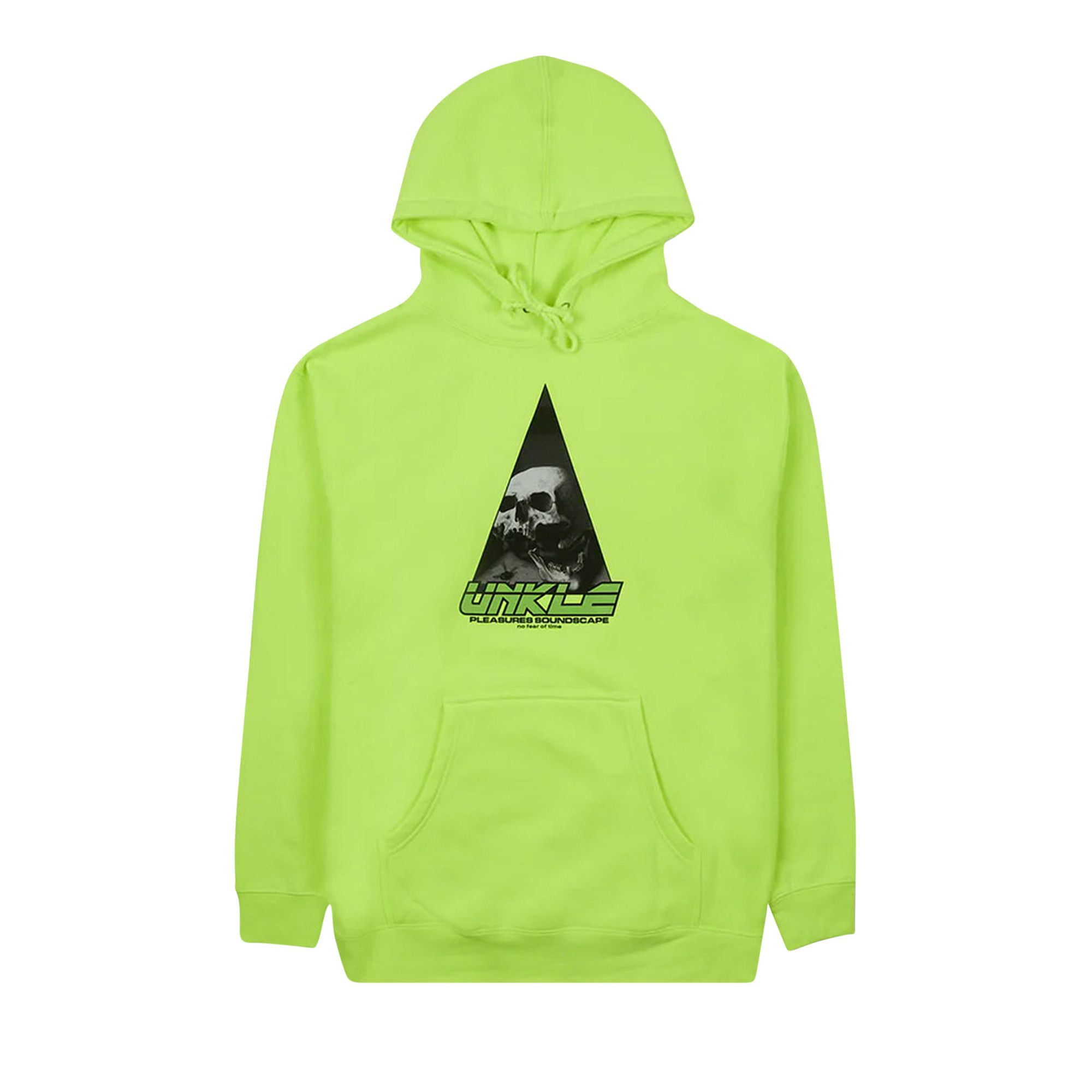 Pleasures yellow new arrivals hoodie