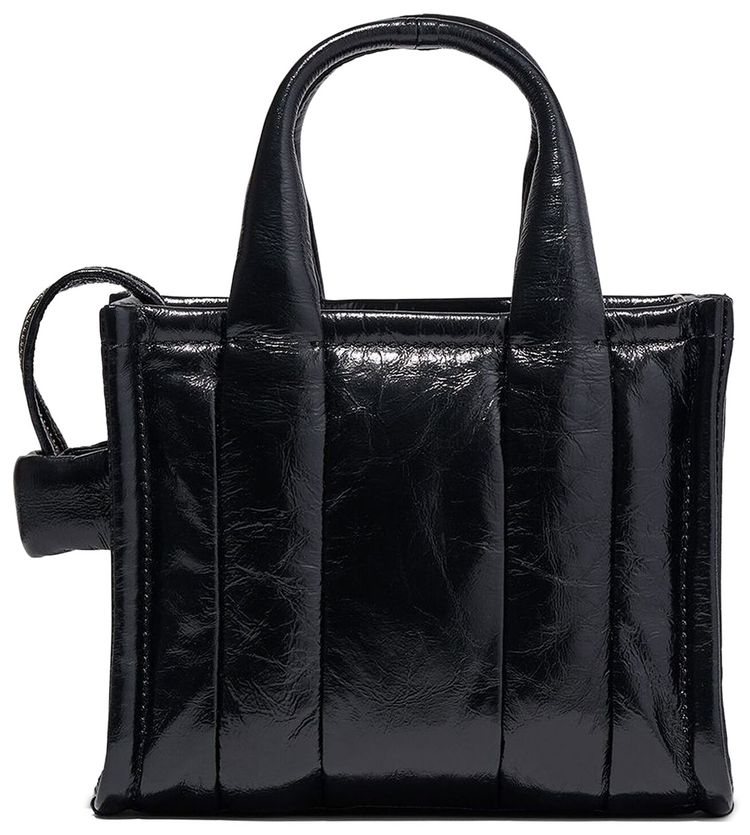 Marc Jacobs Logo Printed Tote Bag Black