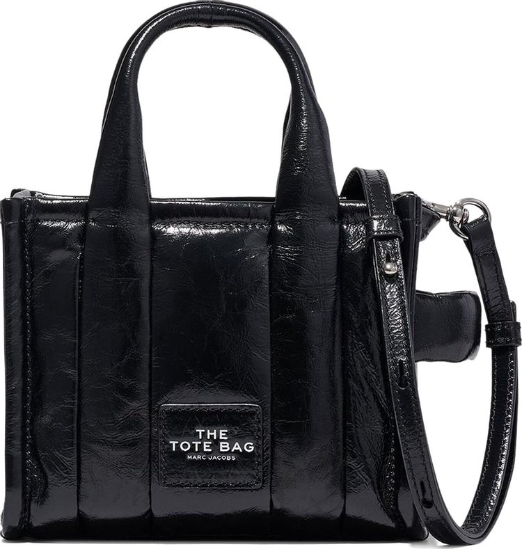 Marc Jacobs Logo Printed Tote Bag 'Black'
