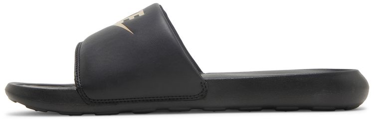 Nike Victori One Slide Black Metallic Gold