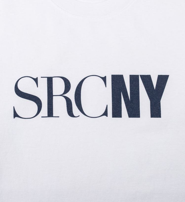 Sporty  Rich SRCNY T Shirt WhiteNavy Print