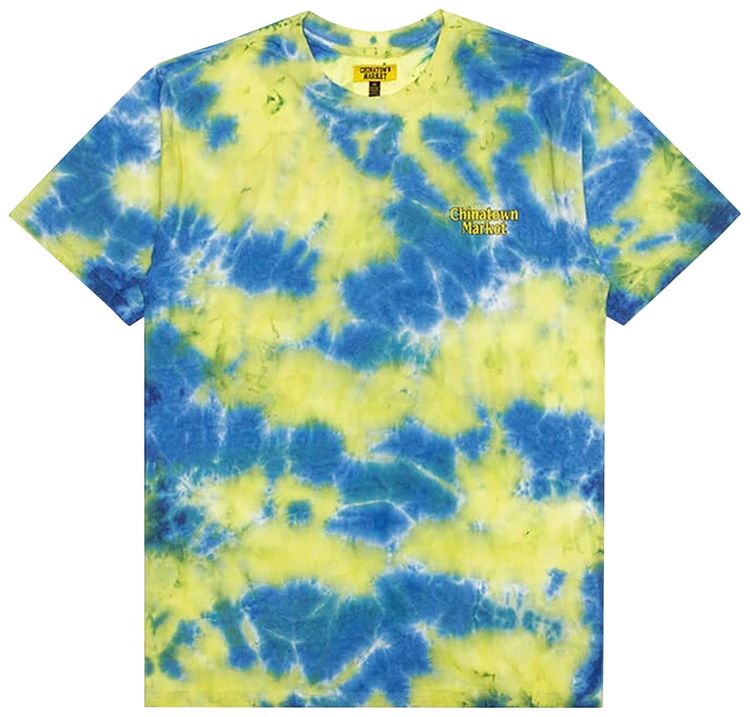 Chinatown Market Call My Lawyer Tie Dye T Shirt Yellow Dye