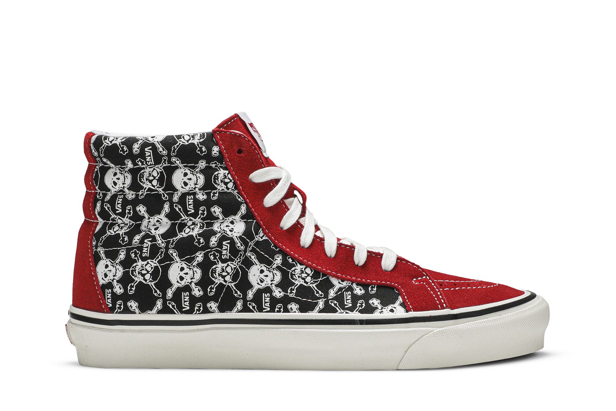 Vans anaheim sk8 hi red top