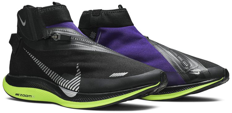 Nike Wmns Zoom Pegasus Turbo Shield WP Black Voltage Purple