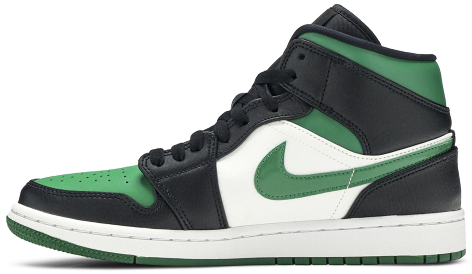 air jordan 1 mid pine green price