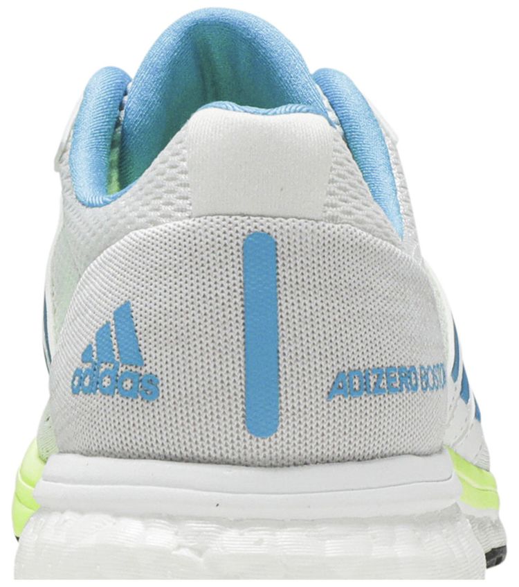 Adidas Wmns Adizero Boston 7 White Shock Cyan
