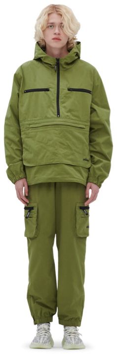 Stussy Big Pockets Nylon Pant Moss