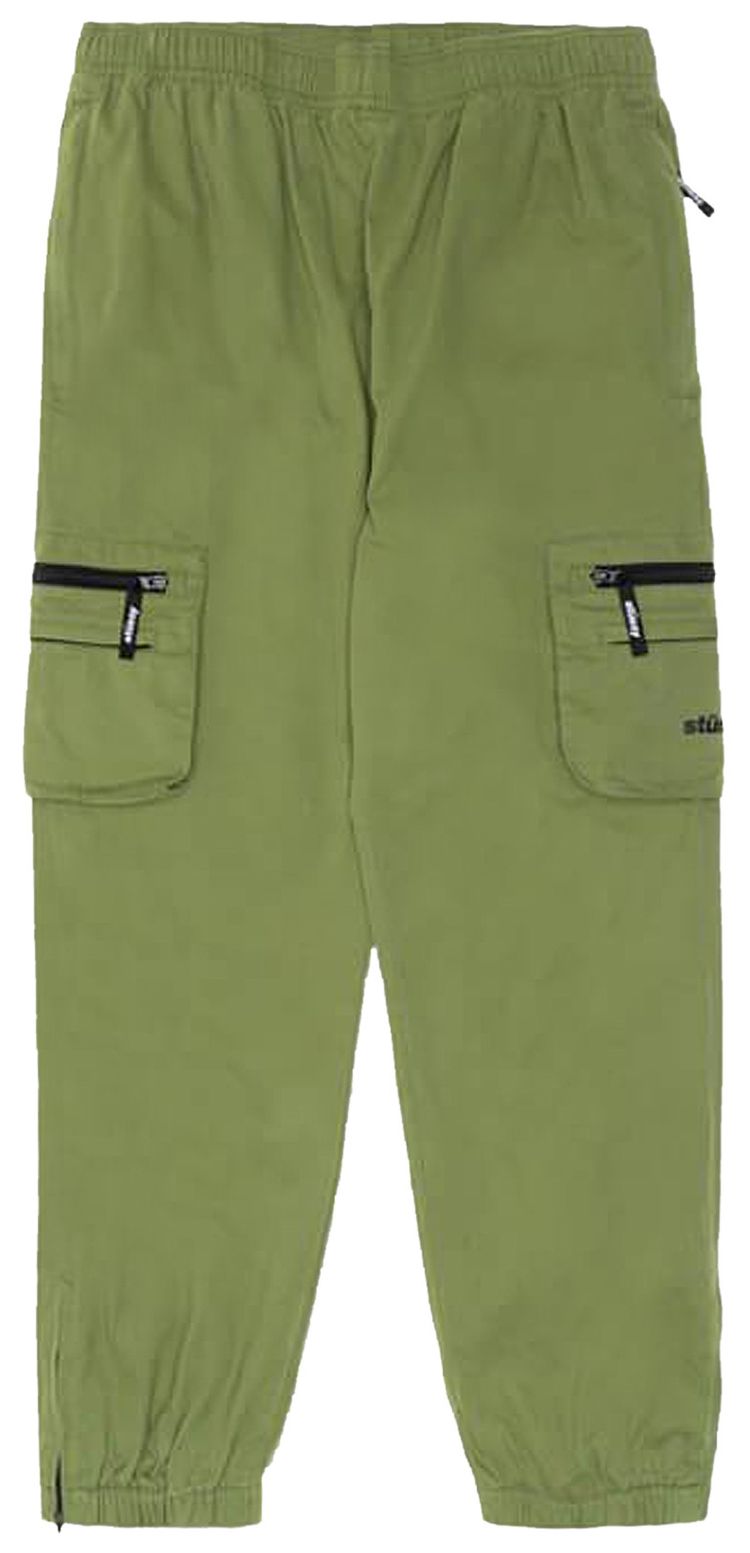 Stussy Big Pockets Nylon Pant Moss