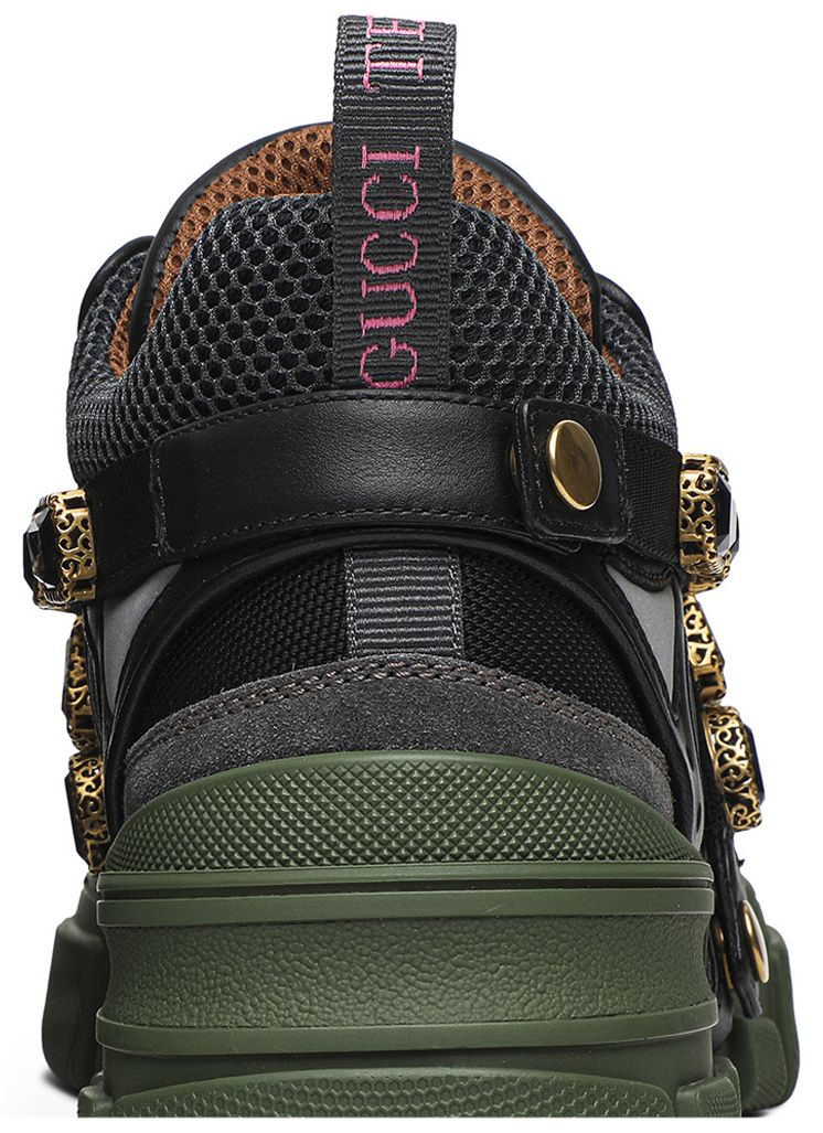 Gucci Wmns Flashtrek Crystals Green