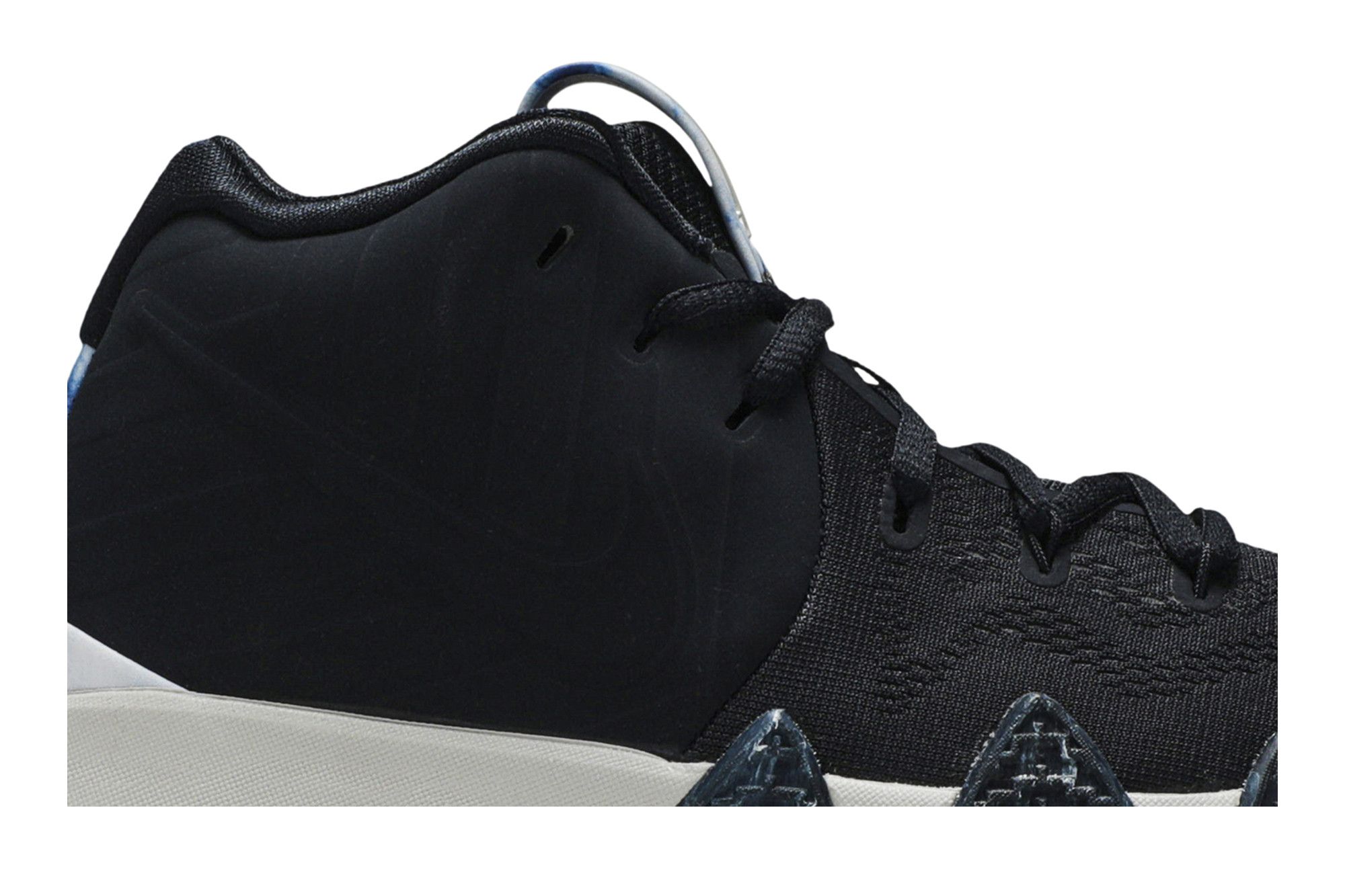 Kyrie 4 black white sale
