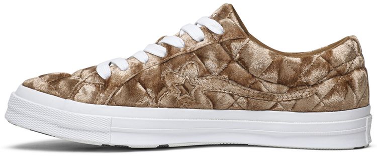 Golf Le Fleur x Converse One Star Quilted Velvet Brown