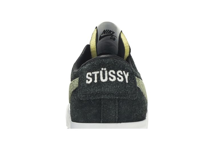 NIKE SB x STUSSY ZOOM BLAZER LOW BQ6449-001 QUICK STRIKE Mens Sz 8.5 Black Suede s-l500.jpg main image 4