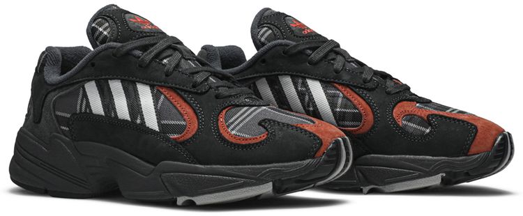 Adidas Yung 1 Orange Plaid