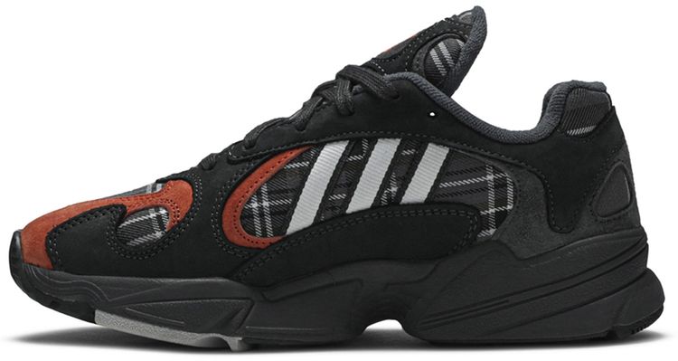 Adidas Yung 1 Orange Plaid