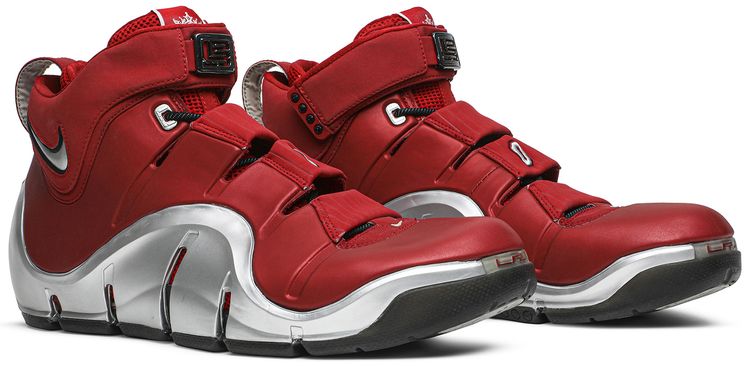 Nike Zoom Lebron 4 Ohio State University Away