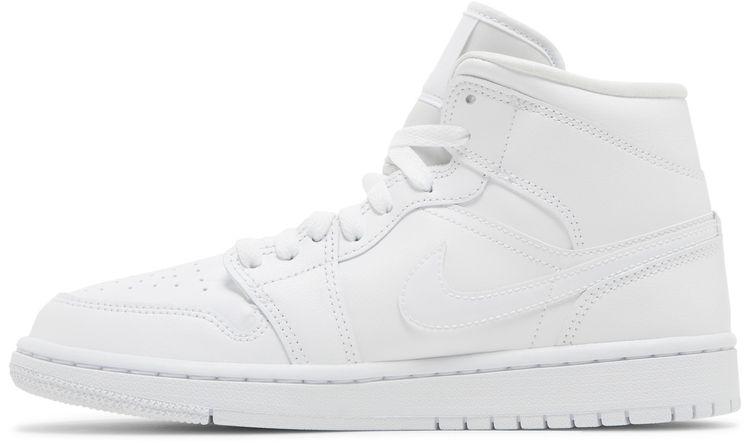 Wmns Air Jordan Mid Triple White 2022