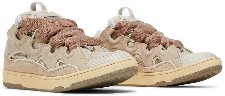 Lanvin Curb Sneakers Nude