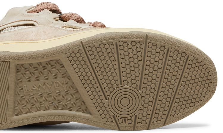 Lanvin Curb Sneakers Nude