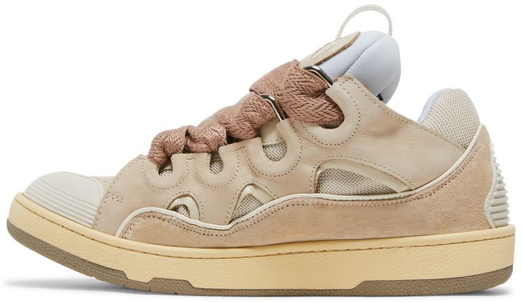 Lanvin Curb Sneakers Nude