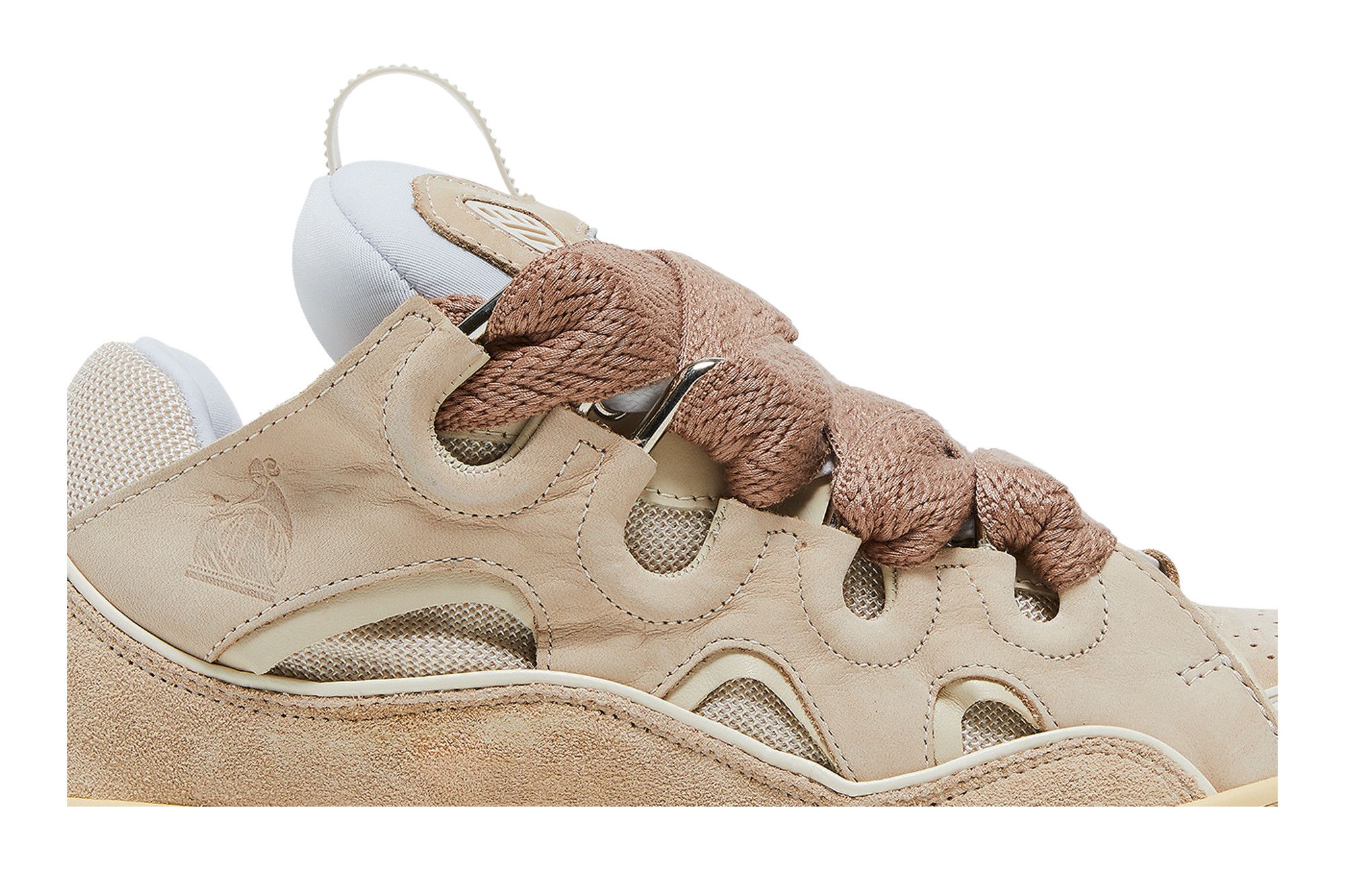 Buy Lanvin Curb Sneakers Nude FM SKRK11 DRAG H2257 GOAT CA