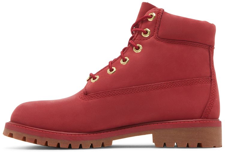 Timberland 6 Inch Premium Boot Junior Dark Red