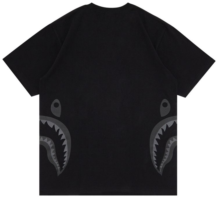GOAT Exclusive BAPE Side Shark Tee In Black