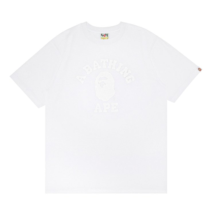 GOAT Exclusive BAPE College Tee In White