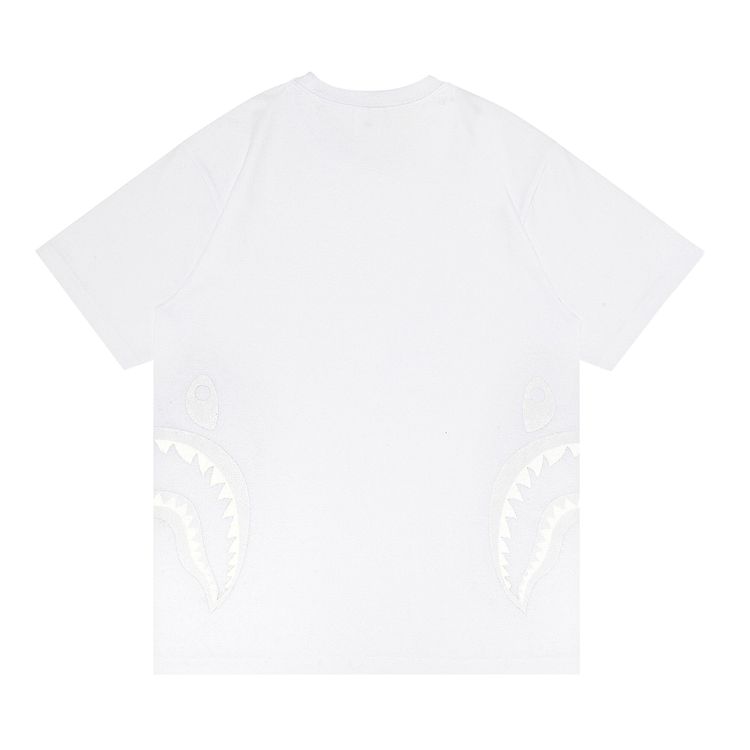 GOAT Exclusive BAPE Side Shark Tee In White