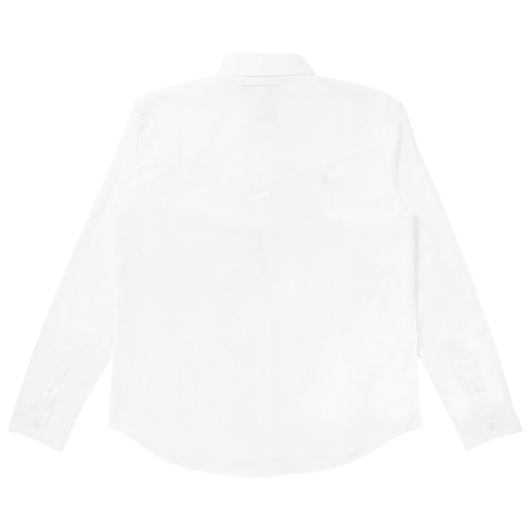 Vlone Long Sleeve Button Up WhiteRed