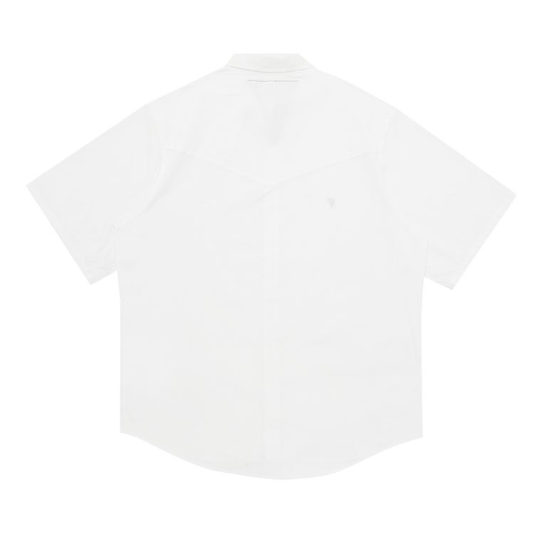 Vlone Short Sleeve Button Up WhiteBlack